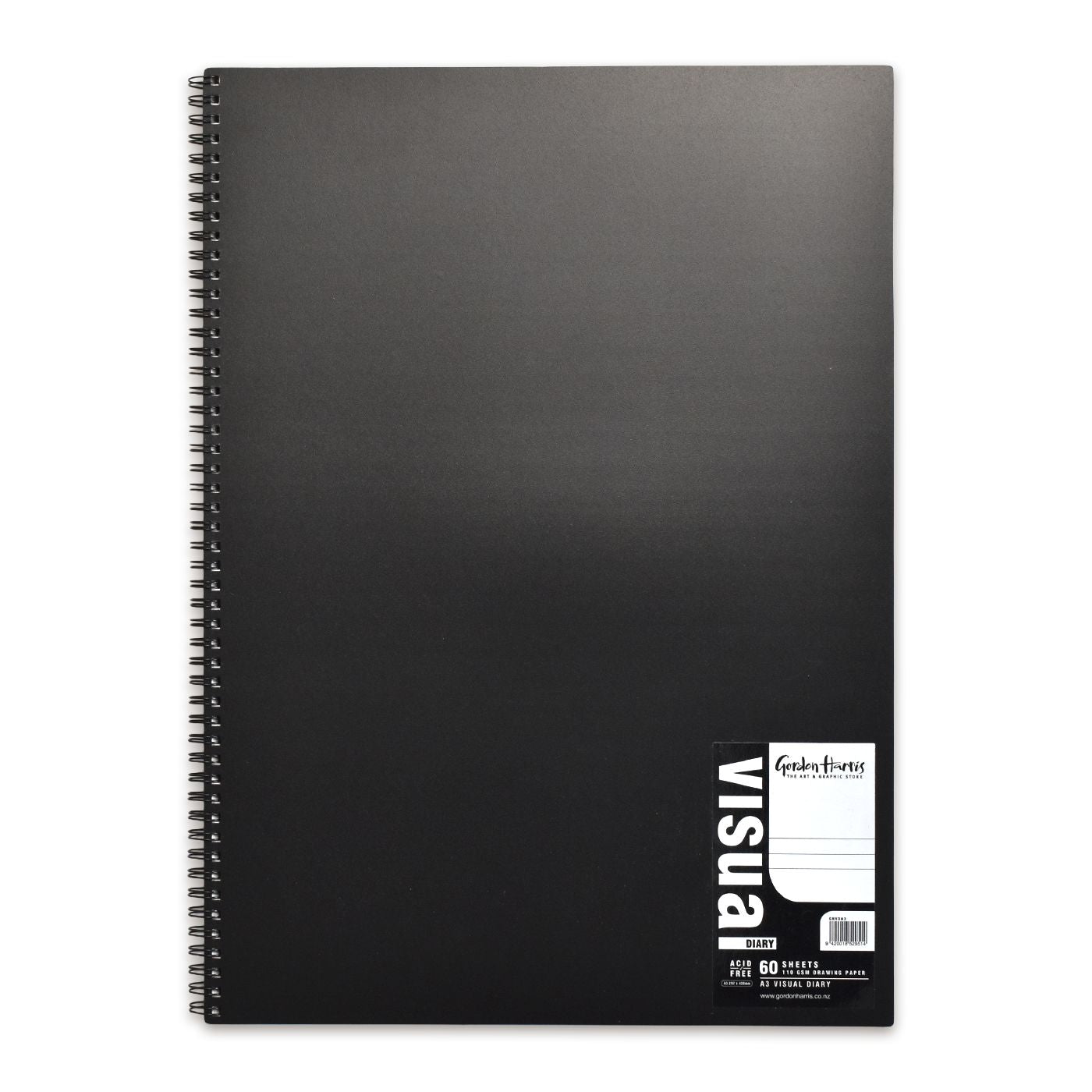 Gordon Harris Visual Diary 110gsm Portrait 60 Sheet A3