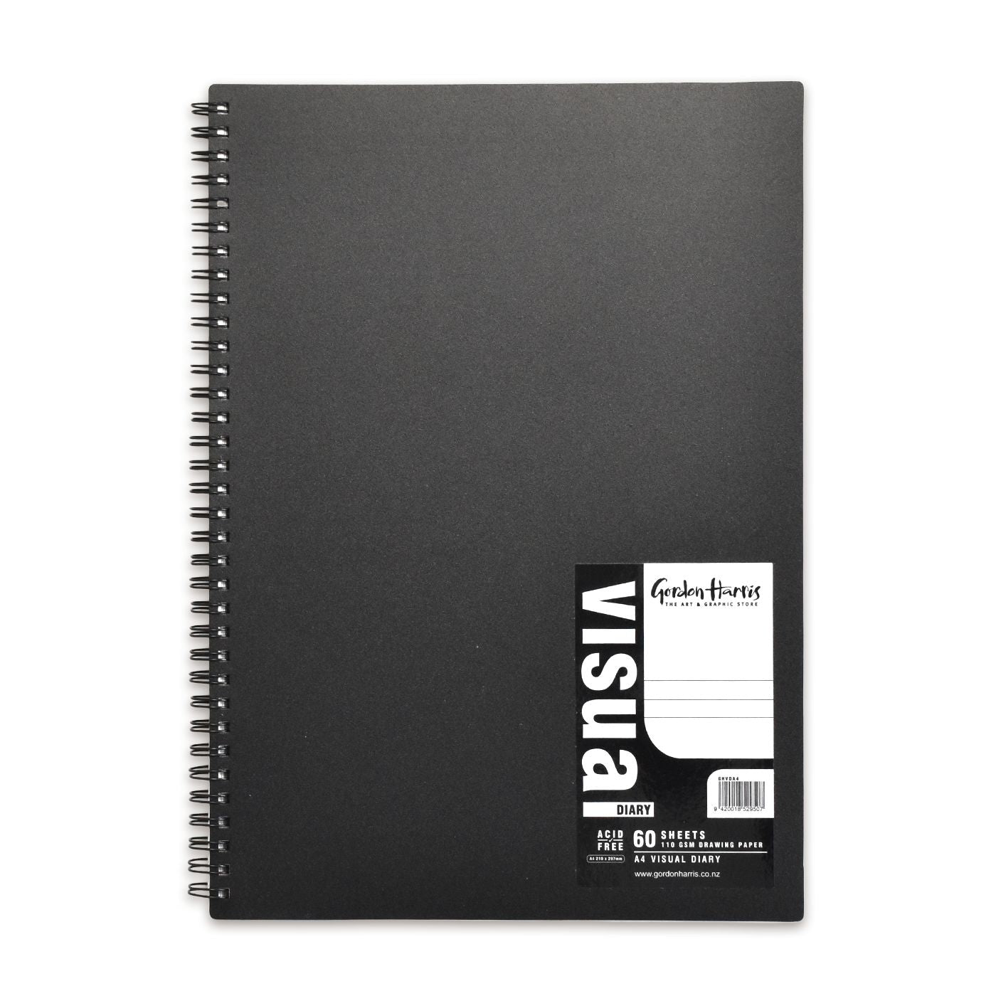 Gordon Harris Visual Diary 110gsm Portrait 60 Sheet A4
