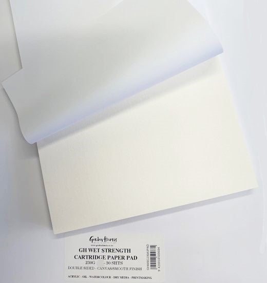 Gordon Harris Wet Strength Cartridge Pad 230gsm 30 Sheets A4