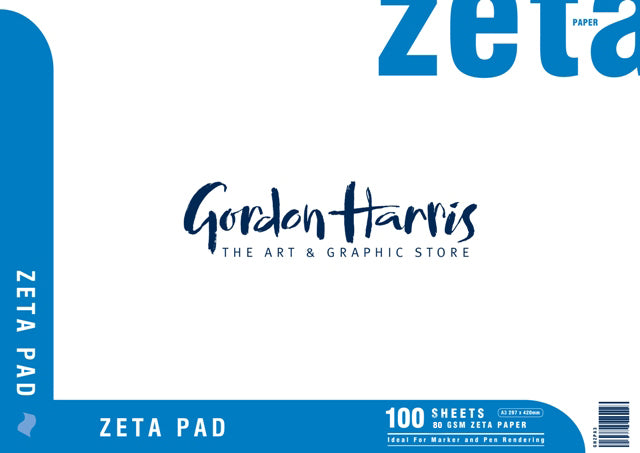 Gordon Harris Zeta Layout Marker Pad 80gsm 100 Sheet A2