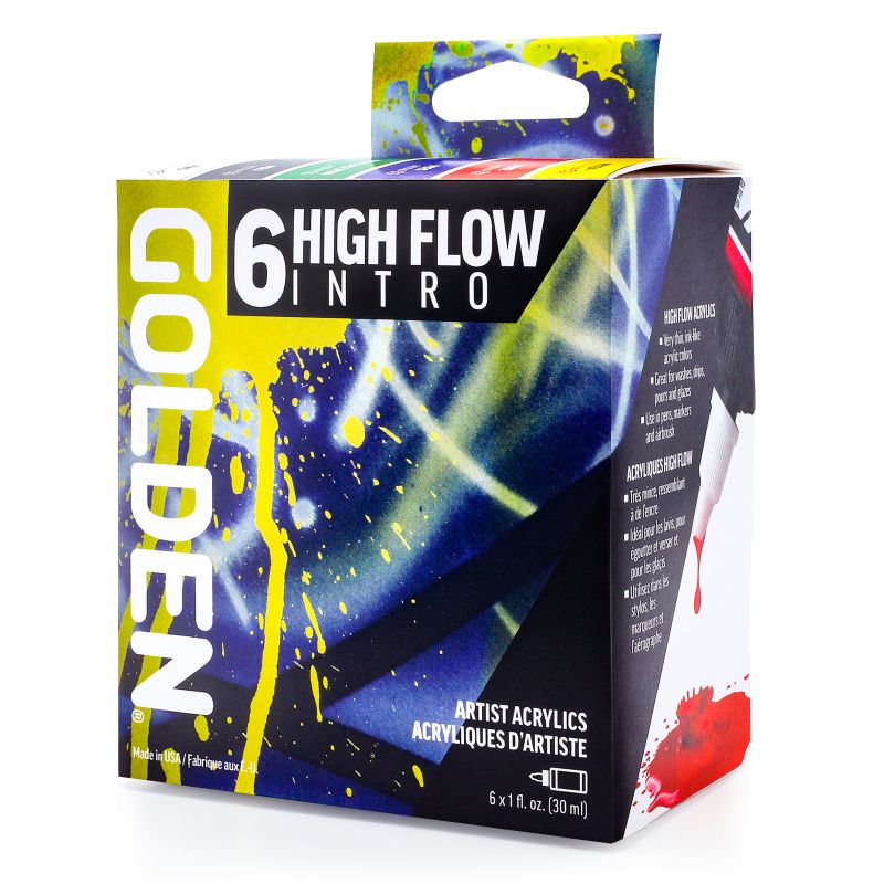 Golden High Flow Acrylic Paint Intro Set SET