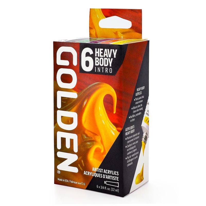 Golden Heavy Body Acrylic Paint Intro Set SET
