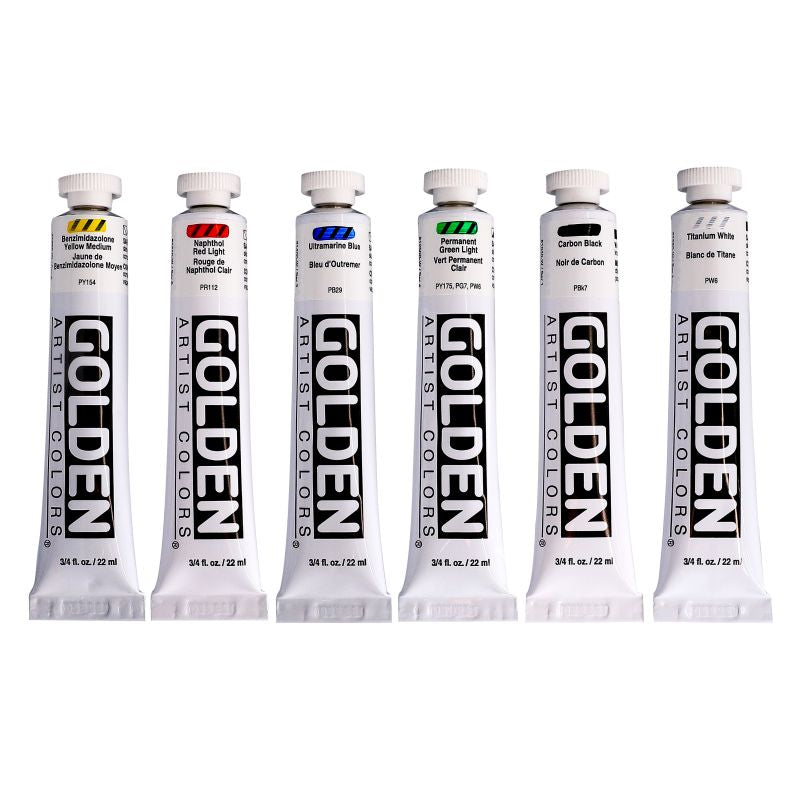 Golden Heavy Body Acrylic Paint Intro Set SET