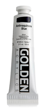 Golden Heavy Body Acrylic Paint Anthraquinone Blue 59ml
