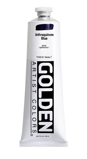 Golden Heavy Body Acrylic Paint Anthraquinone Blue 148ml