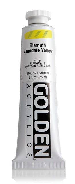 Golden Heavy Body Acrylic Paint Bismuth Vanadate Yellow 59ml