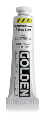 Golden Heavy Body Acrylic Paint Benzimidazolone Yellow Light 59ml
