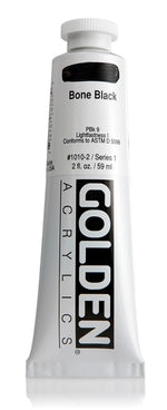 Golden Heavy Body Acrylic Paint Bone Black 59ml