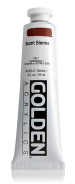 Golden Heavy Body Acrylic Paint Burnt Sienna 59ml