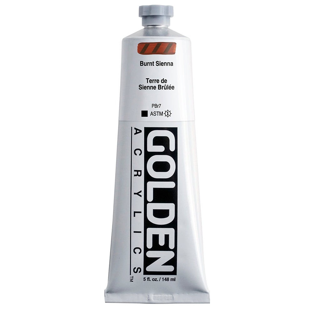 Golden Heavy Body Acrylic Paint Burnt Sienna