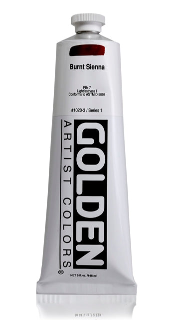 Golden Heavy Body Acrylic Paint Burnt Sienna 148ml