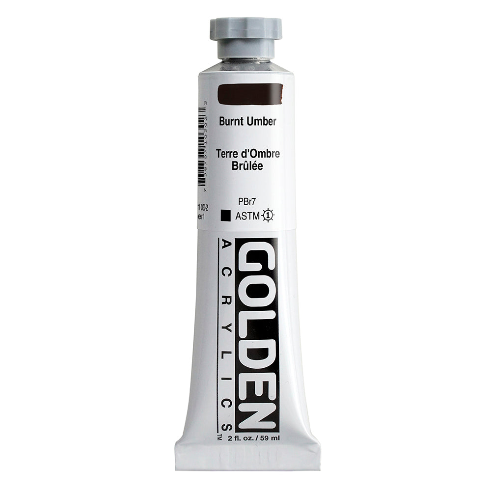 Golden Heavy Body Acrylic Paint Burnt Umber