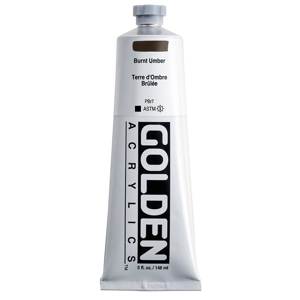 Golden Heavy Body Acrylic Paint Burnt Umber