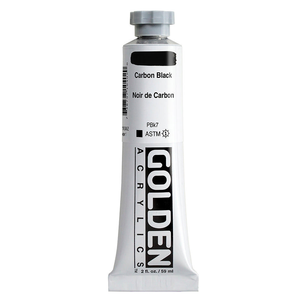Golden Heavy Body Acrylic Paint Carbon Black