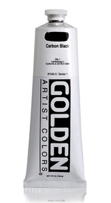 Golden Heavy Body Acrylic Paint Carbon Black 148ml