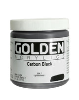 Golden Heavy Body Acrylic Paint Carbon Black 237ml