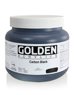 Golden Heavy Body Acrylic Paint Carbon Black 946ml