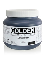 Golden Heavy Body Acrylic Paint Carbon Black 946ml