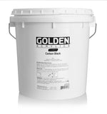 Golden Heavy Body Acrylic Paint Carbon Black 3.78L