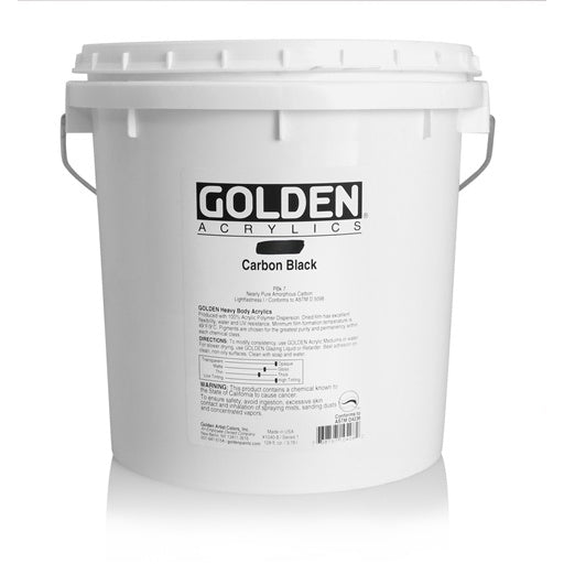 Golden Heavy Body Acrylic Paint Carbon Black