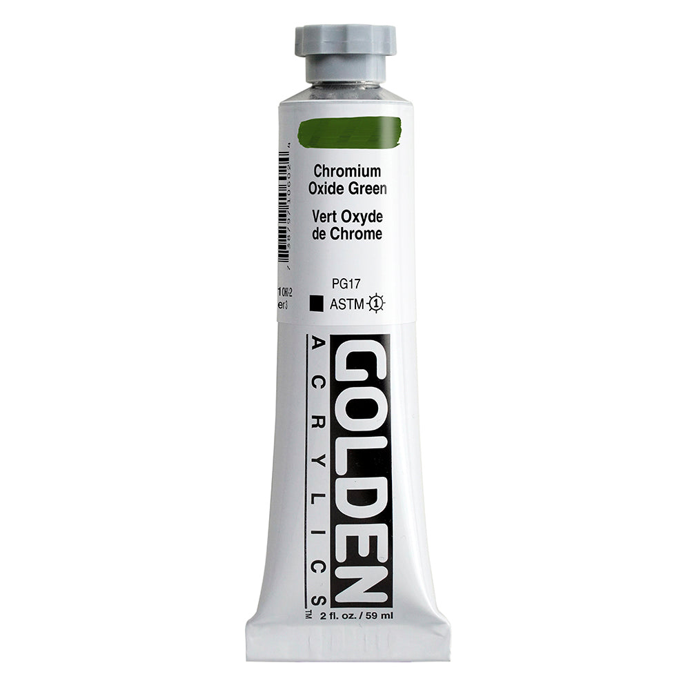 Golden Heavy Body Acrylic Paint Chromium Oxide Green