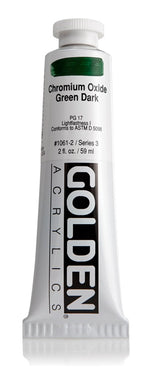 Golden Heavy Body Acrylic Paint Chromium Oxide Green Dark 59ml