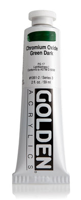 Golden Heavy Body Acrylic Paint Chromium Oxide Green Dark 59ml