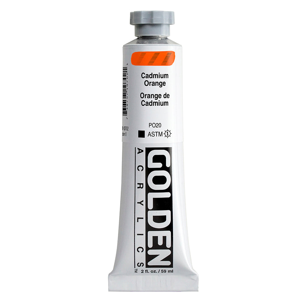 Golden Heavy Body Acrylic Paint Cadmium Orange