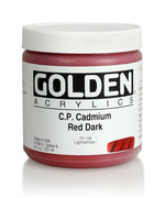 Golden Heavy Body Acrylic Paint Cadmium Red Dark 237ml