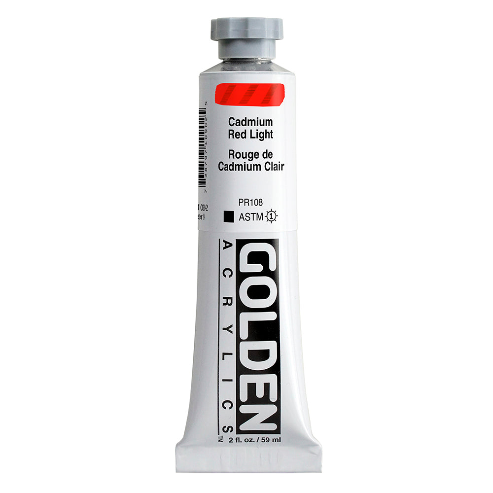 Golden Heavy Body Acrylic Paint Cadmium Red Light