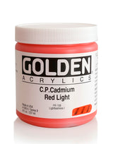 Golden Heavy Body Acrylic Paint Cadmium Red Light 237ml