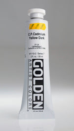 Golden Heavy Body Acrylic Paint Cadmium Yellow Dark 59ml