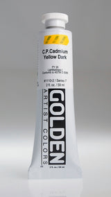 Golden Heavy Body Acrylic Paint Cadmium Yellow Dark 59ml