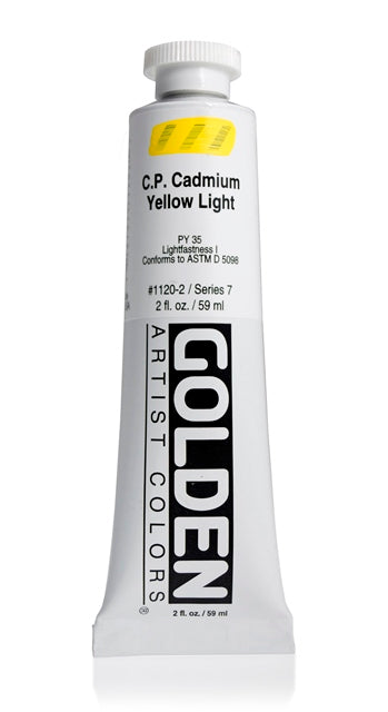 Golden Heavy Body Acrylic Paint Cadmium Yellow Light 59ml