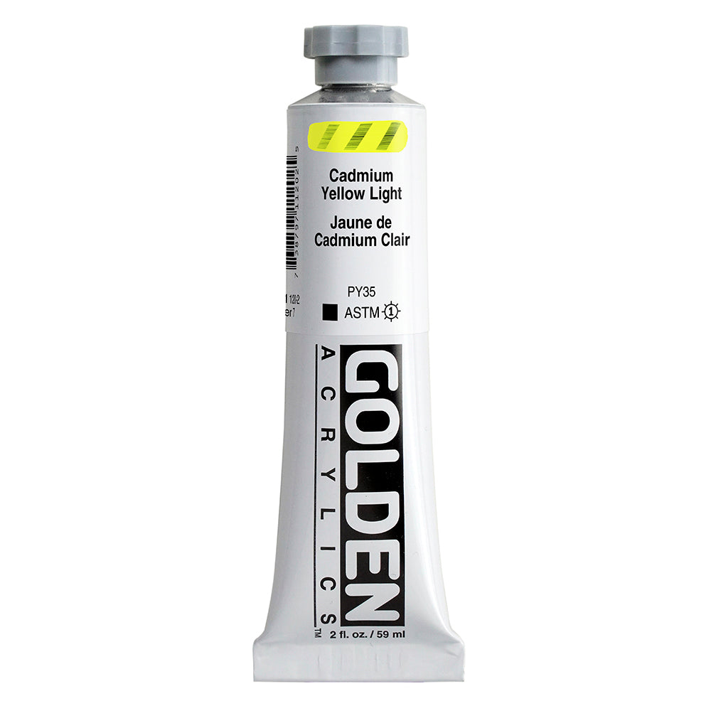 Golden Heavy Body Acrylic Paint Cadmium Yellow Light
