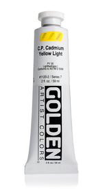 Golden Heavy Body Acrylic Paint Cadmium Yellow Light 59ml