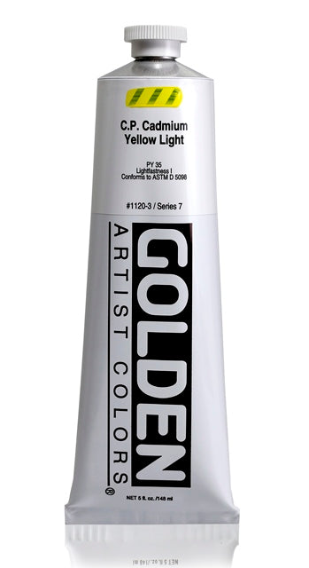 Golden Heavy Body Acrylic Paint Cadmium Yellow Light 148ml