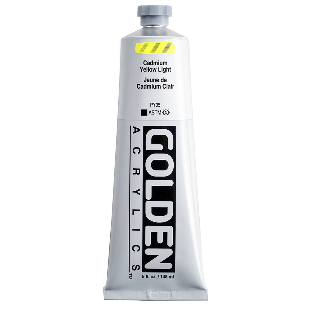 Golden Heavy Body Acrylic Paint Cadmium Yellow Light