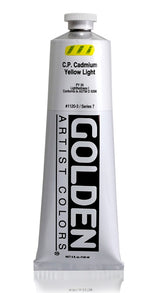 Golden Heavy Body Acrylic Paint Cadmium Yellow Light 148ml