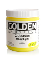 Golden Heavy Body Acrylic Paint Cadmium Yellow Light 237ml