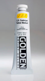 Golden Heavy Body Acrylic Paint Cadmium Yellow Medium 59ml