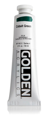 Golden Heavy Body Acrylic Paint Cobalt Green 59ml