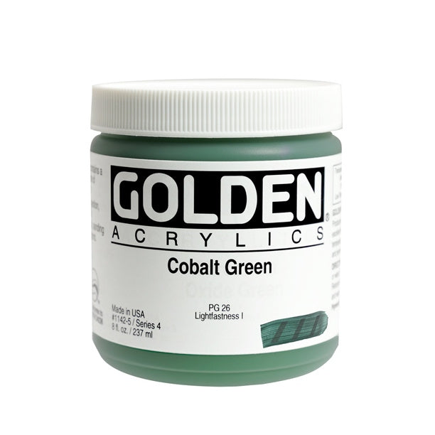 Golden Heavy Body Acrylic Paint Cobalt Green