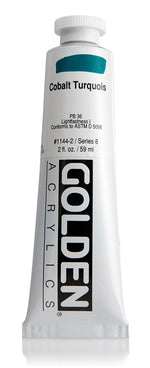 Golden Heavy Body Acrylic Paint Cobalt Turquoise 59ml