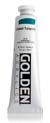 Golden Heavy Body Acrylic Paint Cobalt Turquoise 59ml