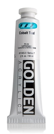 Golden Heavy Body Acrylic Paint Cobalt Teal 59ml