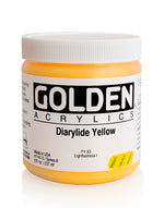 Golden Heavy Body Acrylic Paint Diarylide Yellow 237ml