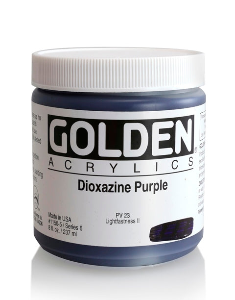 Golden Heavy Body Acrylic Paint Dioxazine Purple 237ml