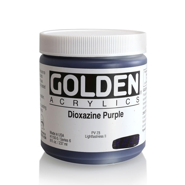 Golden Heavy Body Acrylic Paint Dioxazine Purple