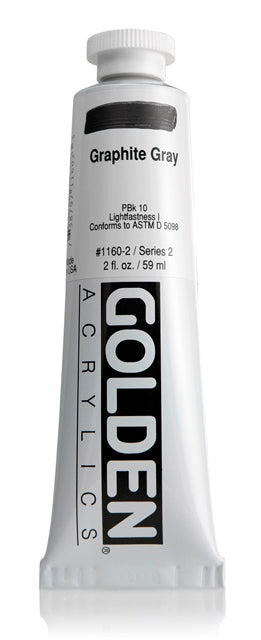 Golden Heavy Body Acrylic Paint Graphite Gray 59ml